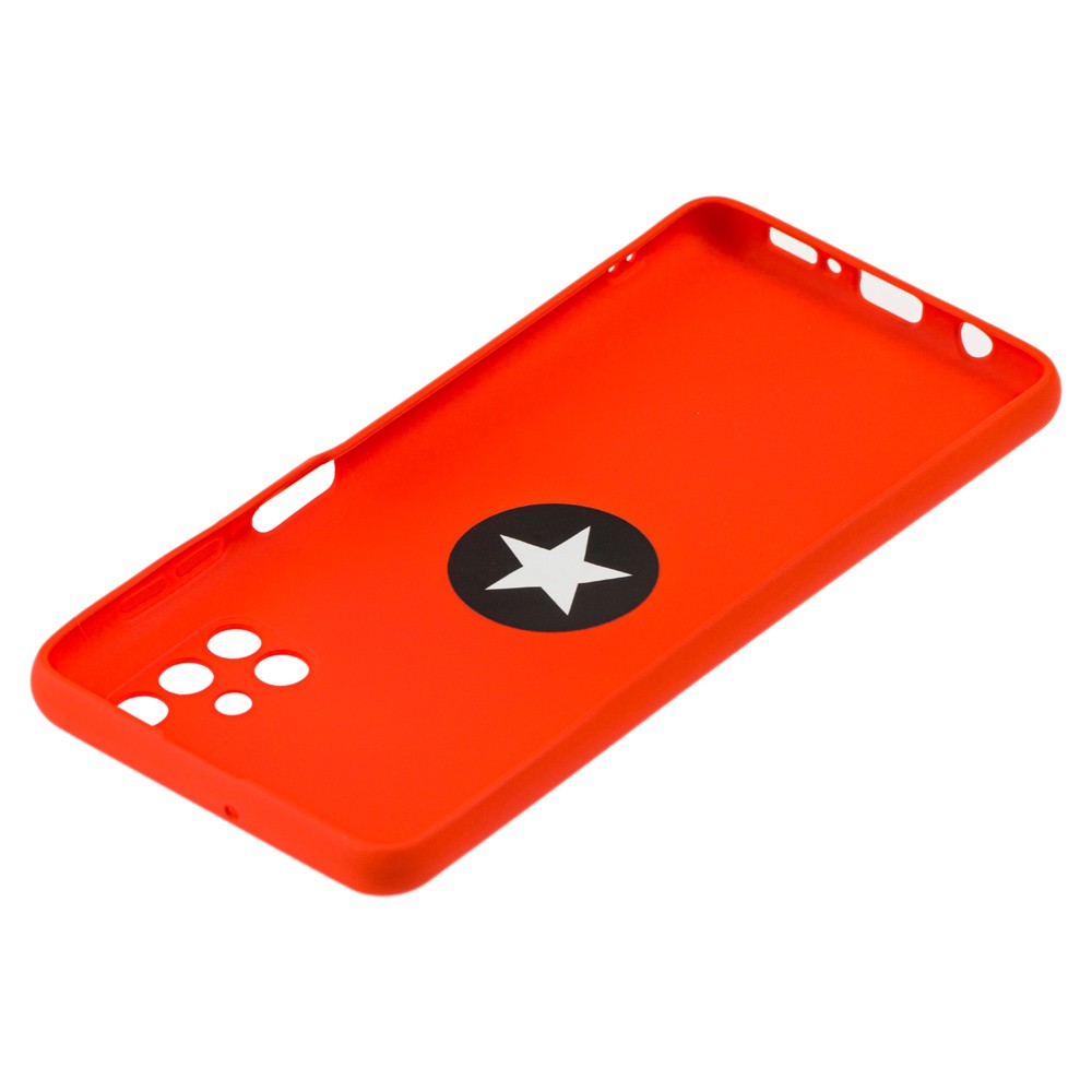 Накладка ColorRing з кільцем для Samsung M51 червона-2