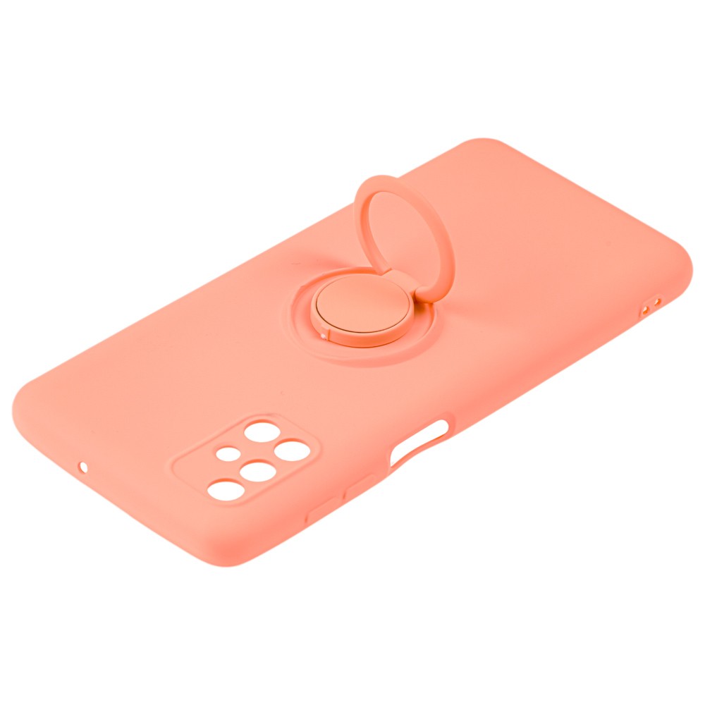 Накладка ColorRing з кільцем для Samsung M51 персикова-1