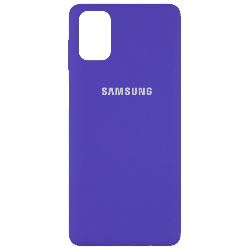 Silicone Cover Full Protective (AA) для Samsung M51 (Purple)-0