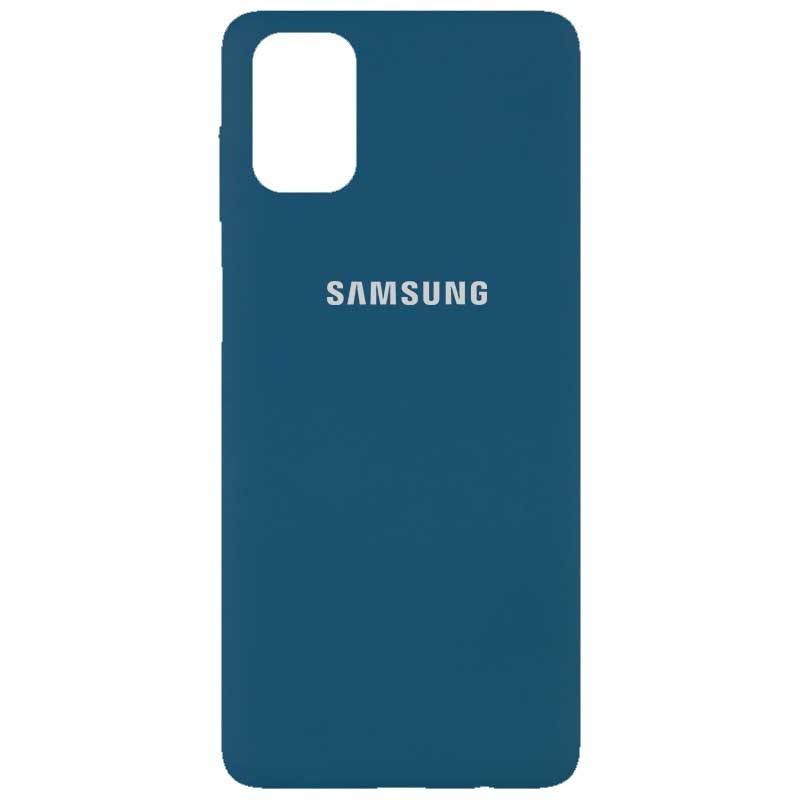Silicone Cover Full Protective (AA) для Samsung M51 (Cosmos blue)-0