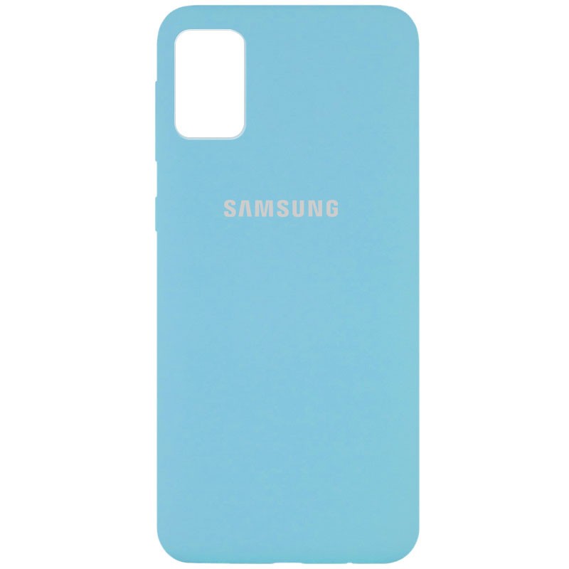Silicone Cover Full Protective (AA) для Samsung M51 light blue-0
