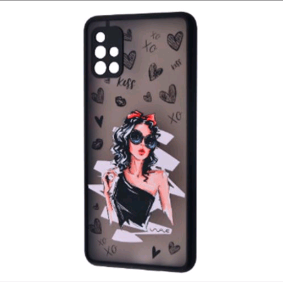 WAVE Cartoon Case Samsung M51 (little black dress)-0