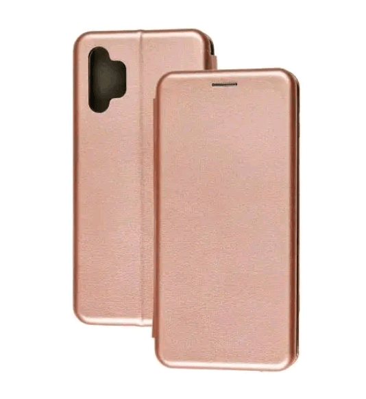 Книжка Premium для Samsung M52 рожеве золото-0