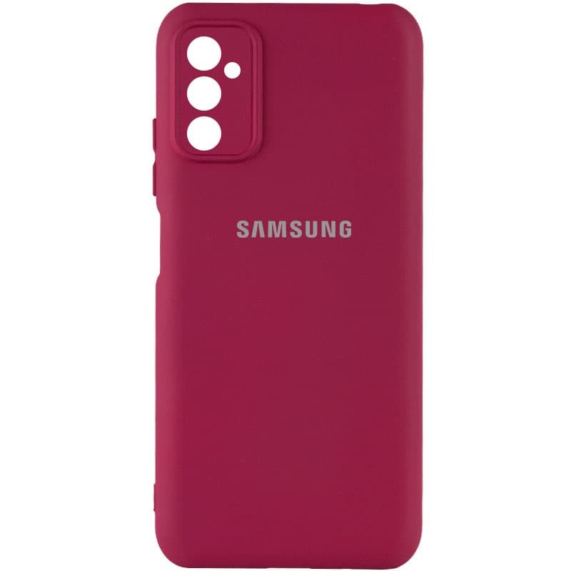 Silicone Cover My Color Full Camera (A) для Samsung M52 (Marsala)-0
