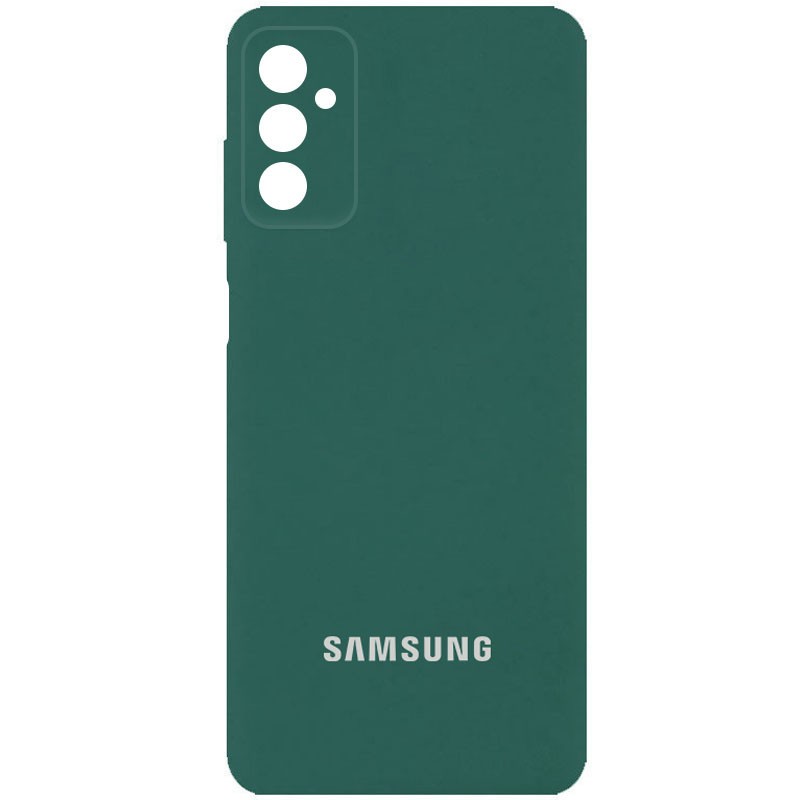 Silicone Cover Full Camera (AA) для Samsung M52  (Pine Green)-0