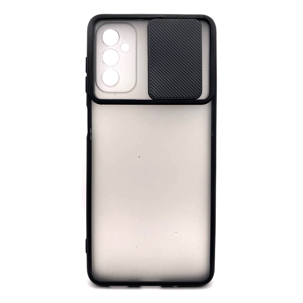 Накладка Camshield mate TPU для Samsung M52 чорна шторка-0