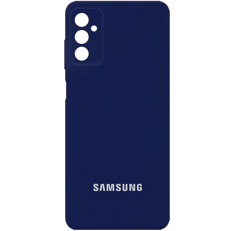 Silicone Cover Full Camera (AA) для Samsung M52 (Midnight blue)-0