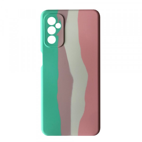 Rainbow Silicone Case для Samsung M52 (Candy)-0