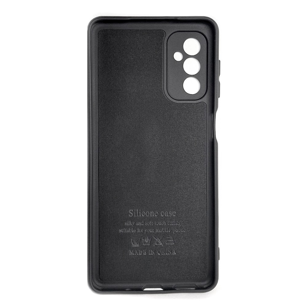 Silicone Cover Full Camera no logo (A) для Samsung M52 (Black)-1