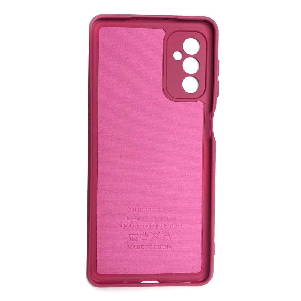 Silicone Cover Full Camera no logo (A) для Samsung M52 (Marsala)-1