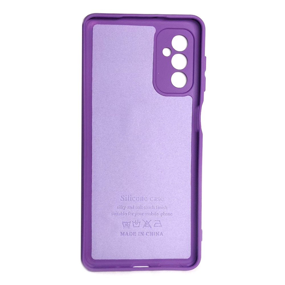 Silicone Cover Full Camera no logo (A) для Samsung M52 (Purple)-1