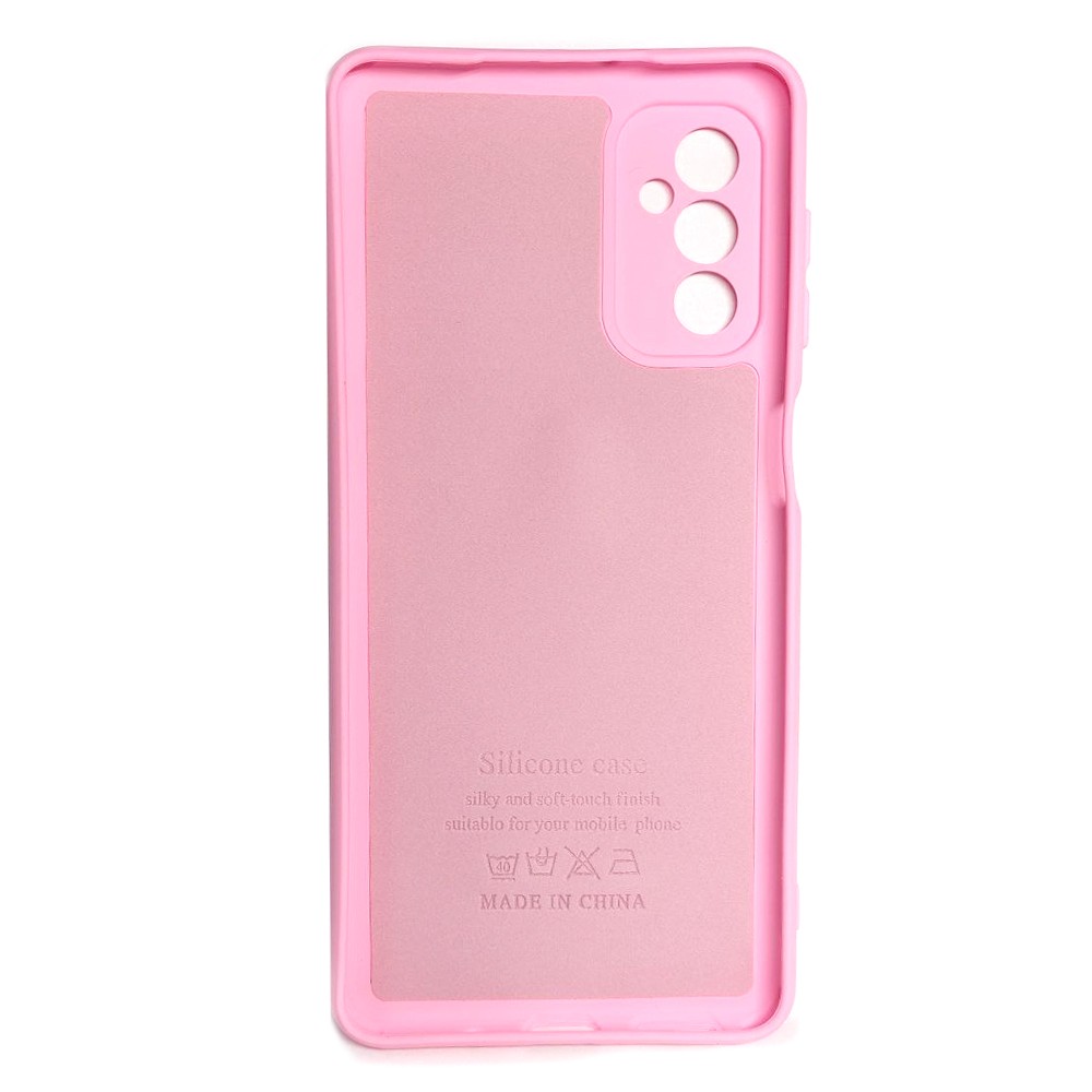 Silicone Cover Full Camera no logo (A) для Samsung M52 (Light pink)-1