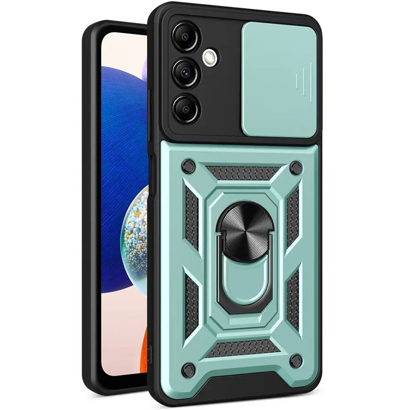 Накладка Camshield Serge Ring для Samsung M52 зелена-0