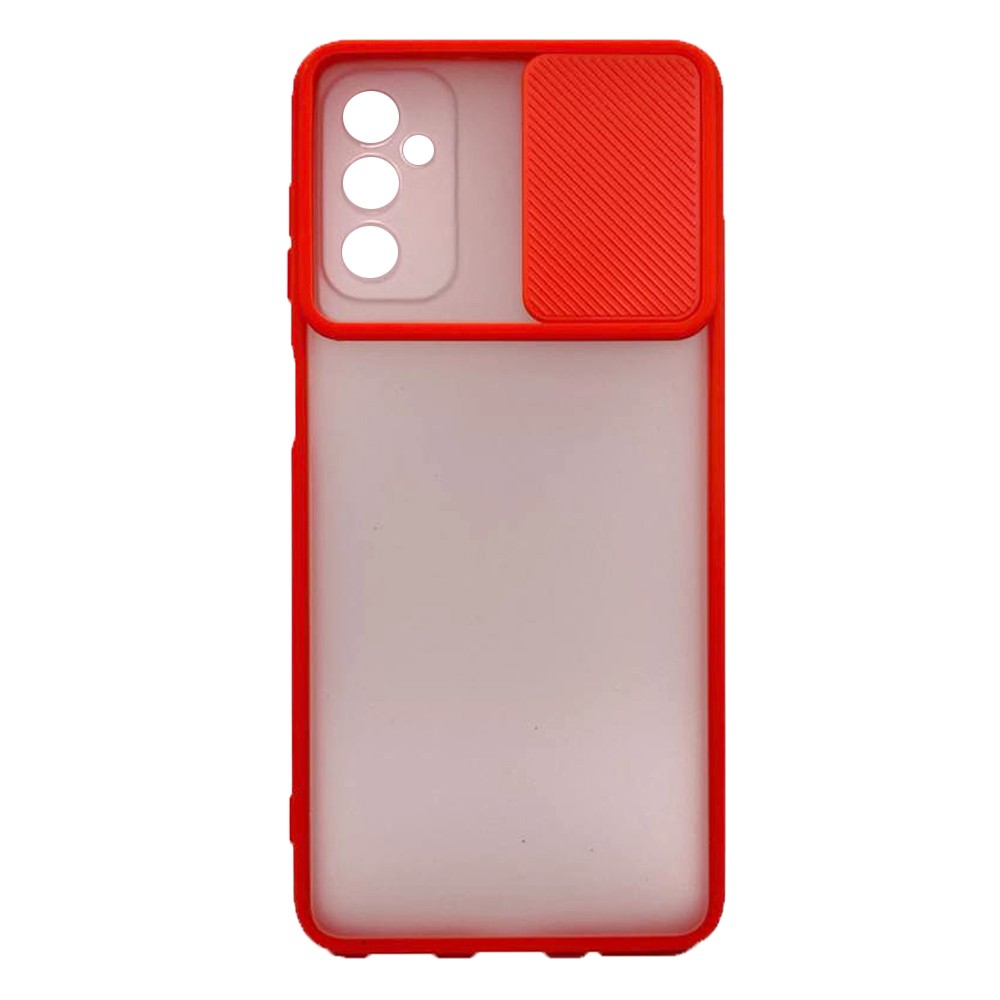 Накладка Camshield mate TPU для Samsung M52 червона шторка-0