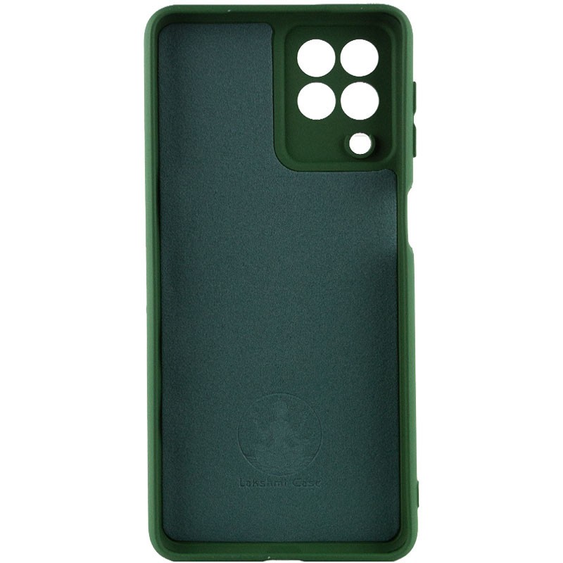 Silicone Cover Full Camera without Logo (A) для Samsung M53 (Dark green)-1
