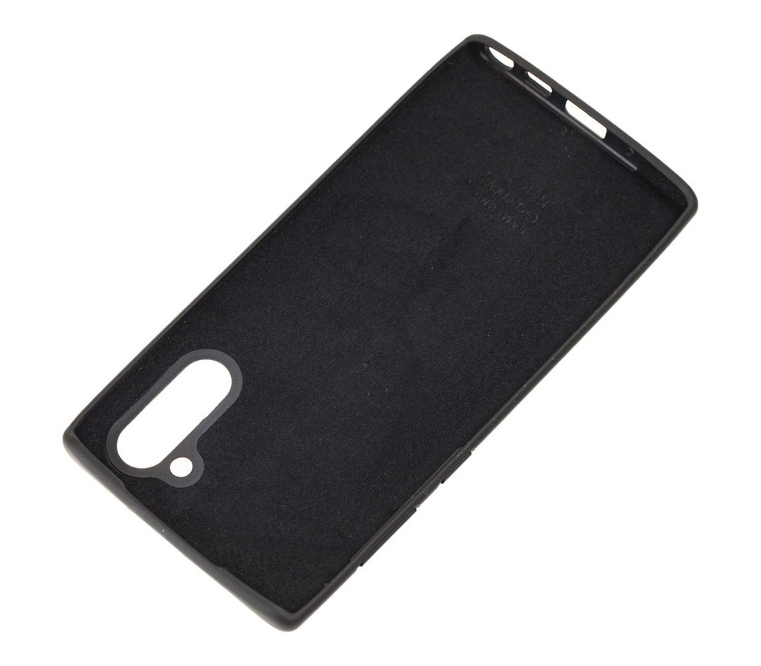 Silicone Cover Full Protective Samsung Note 10 (black)-2