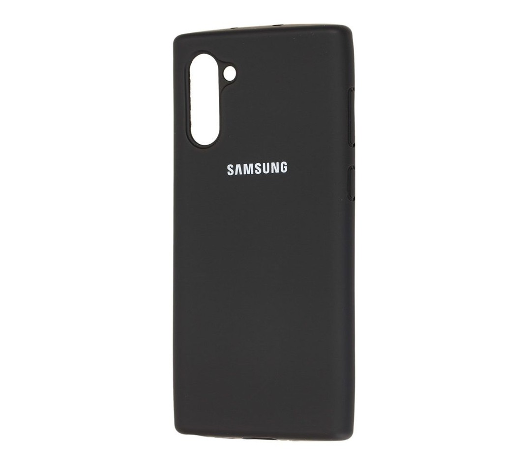 Silicone Cover Full Protective Samsung Note 10 (black)-0