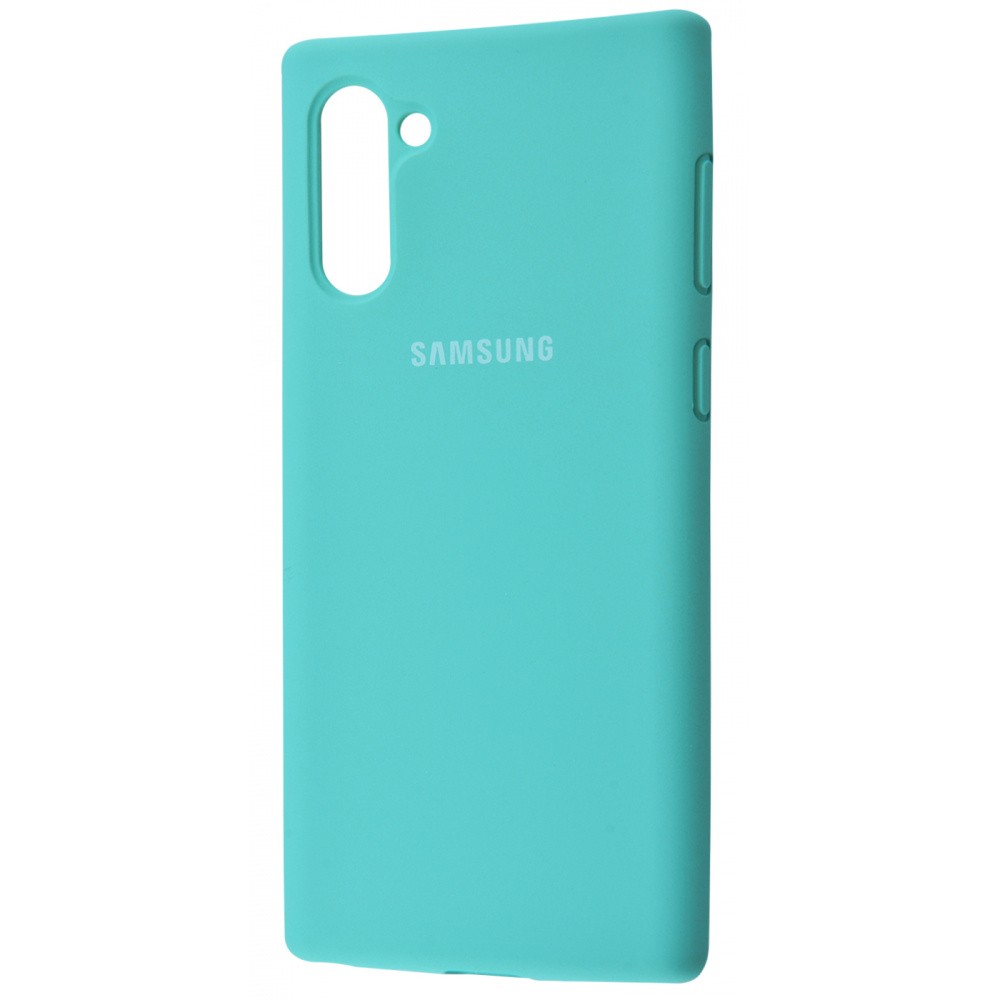 Silicone Cover Full Protective Samsung Note 10 (turquoise)-0