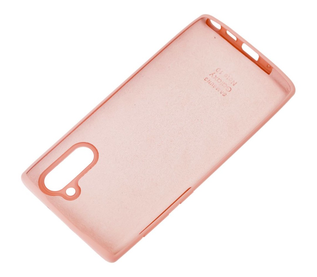 Silicone Cover Full Protective Samsung Galaxy Note 10 (light pink)-2