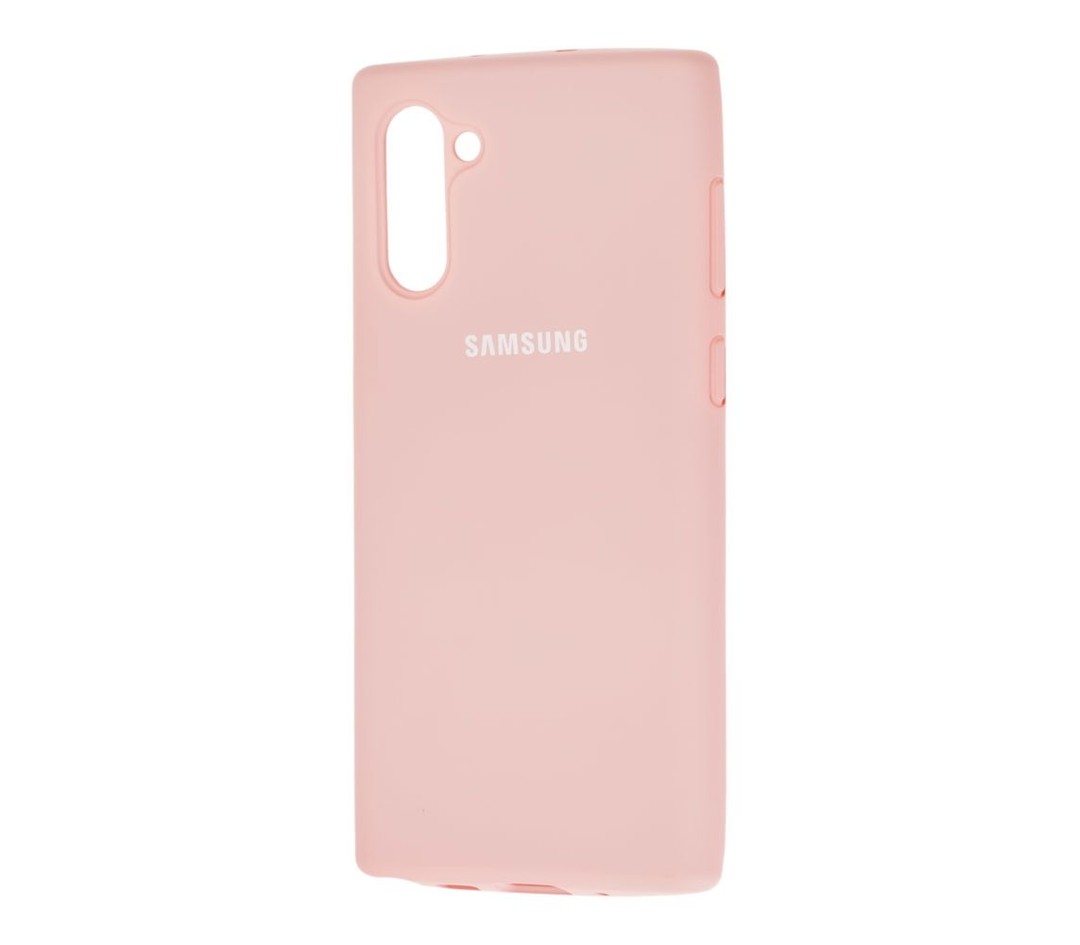 Silicone Cover Full Protective Samsung Galaxy Note 10 (light pink)-0