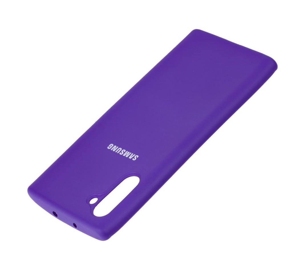 Silicone Cover Full Protective Samsung Galaxy Note 10 (purple)-1