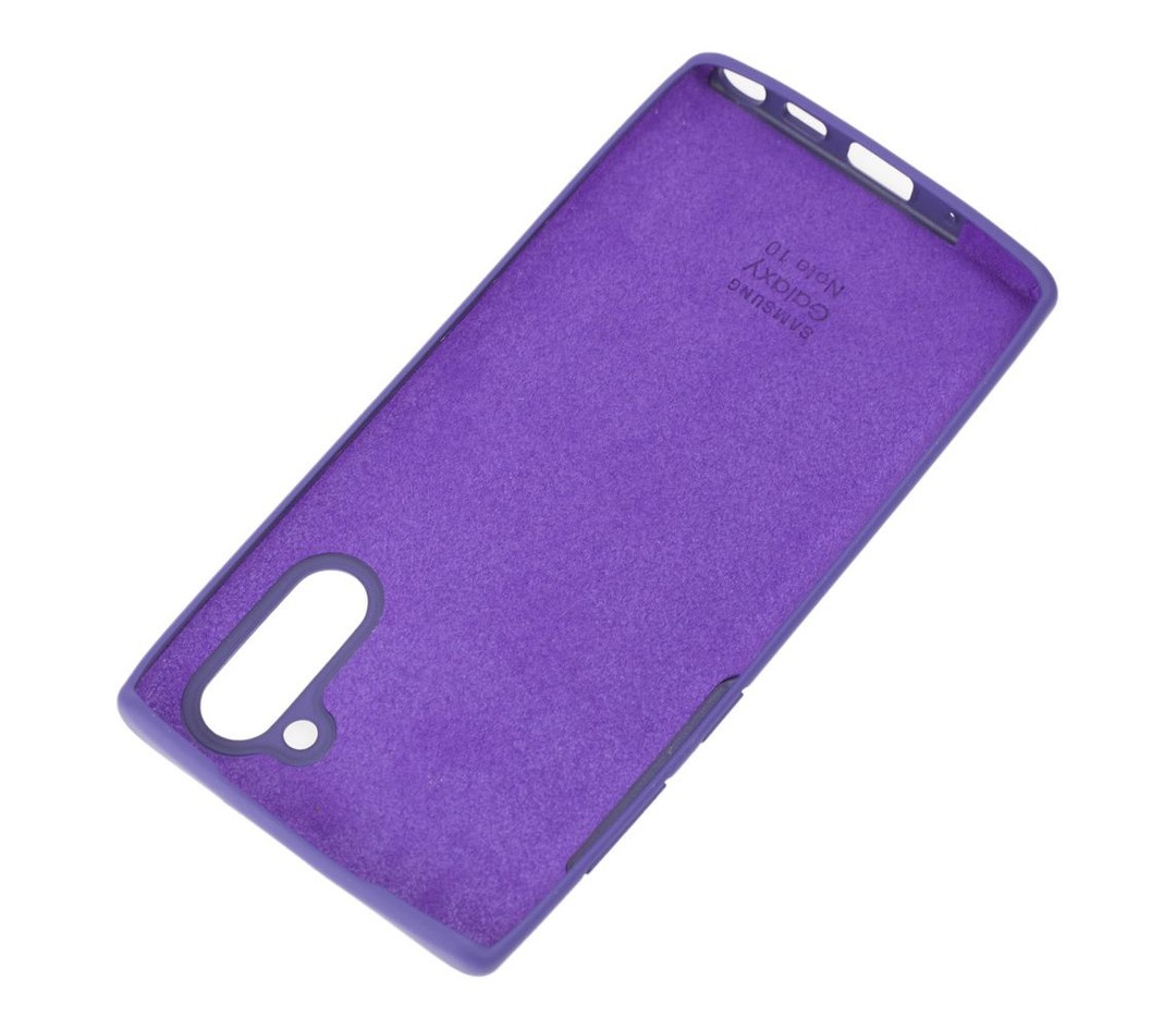 Silicone Cover Full Protective Samsung Galaxy Note 10 (purple)-2