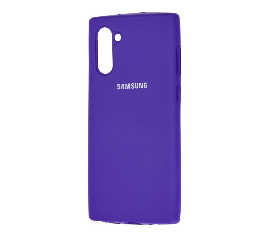 Silicone Cover Full Protective Samsung Galaxy Note 10 (purple)-0