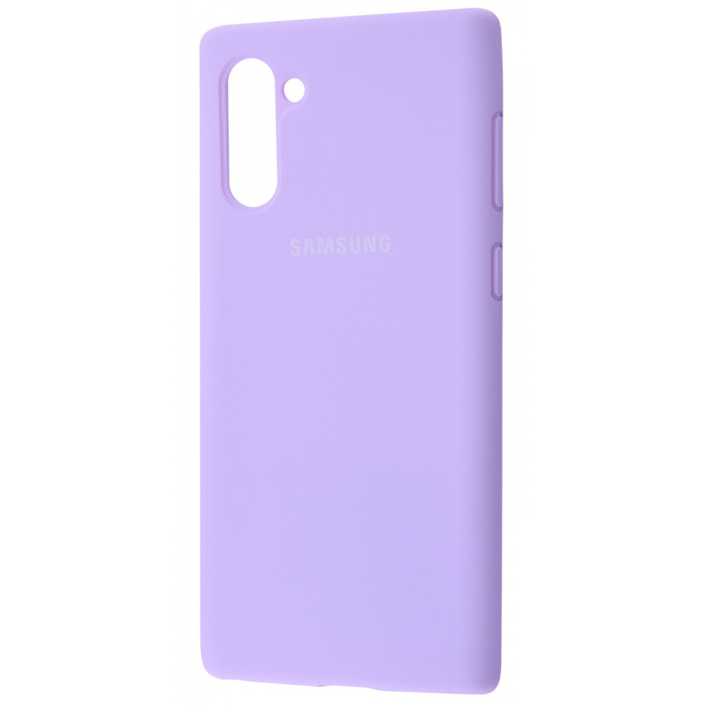 Silicone Cover Full Protective Samsung Note 10 (light purple)-0