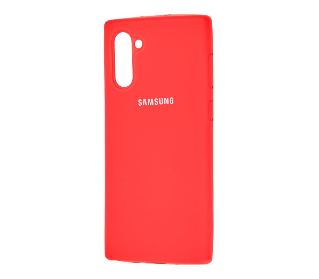 Silicone Cover Full Protective Samsung Galaxy Note 10 (red)-0