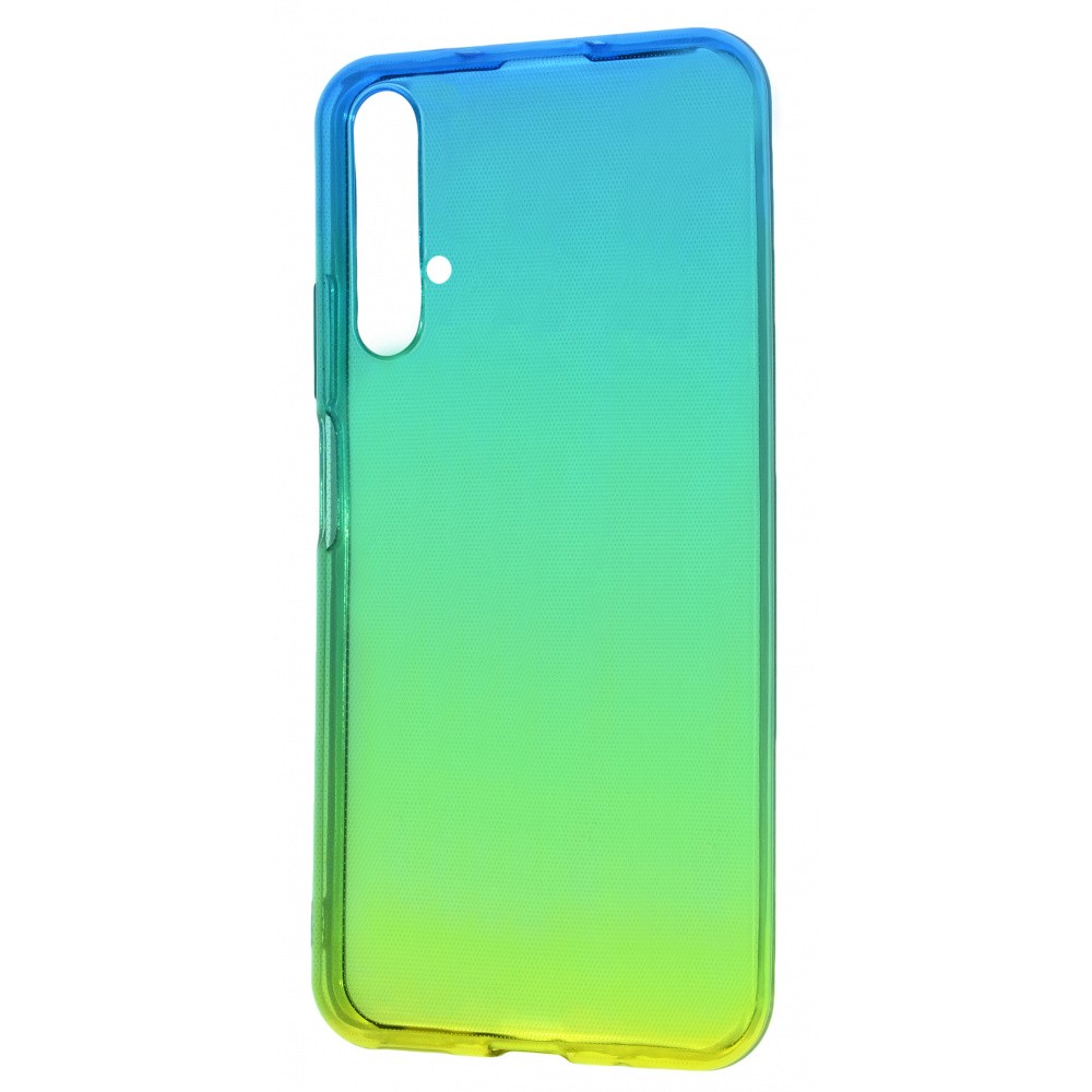 Накладка Gradient Design для Samsung Note 10 (green/yellow)-0