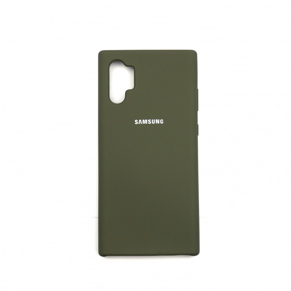 Silicone Case Samsung Note 10 Plus Deep Olive-0