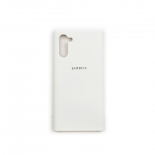 Silicone Case Samsung Note 10 White-0
