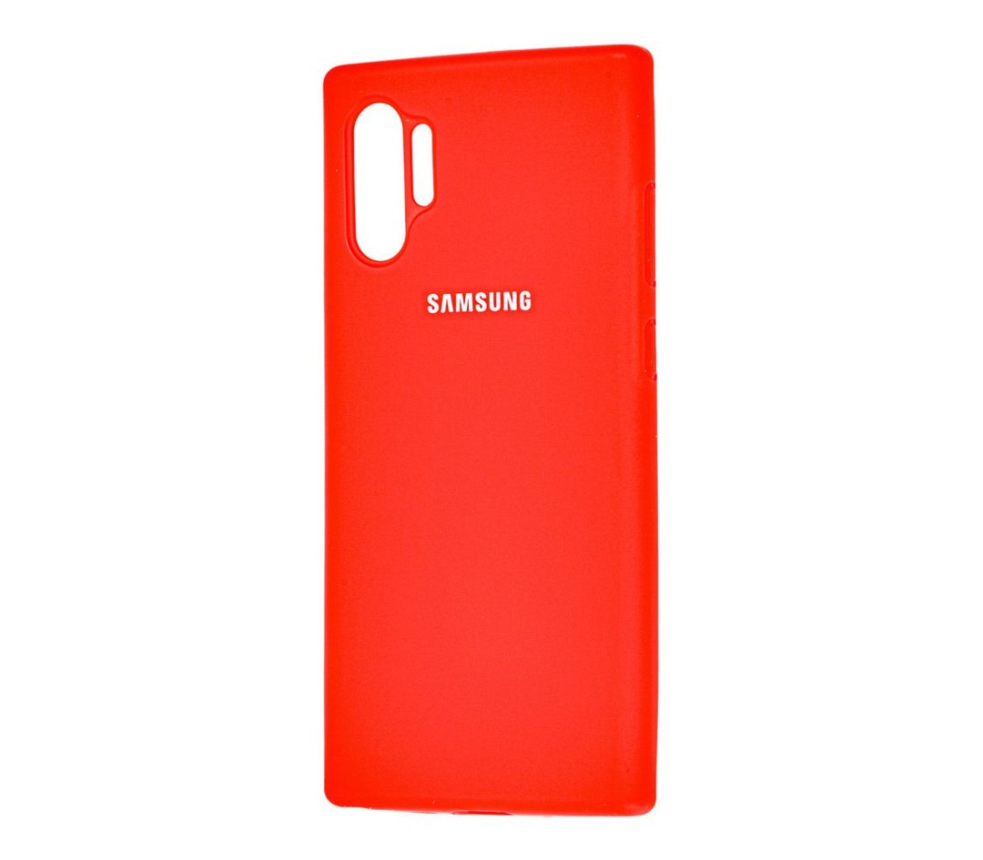 Silicone Cover Full Protective Samsung Galaxy Note 10 Plus (red)-0