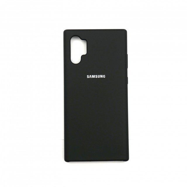 Silicone Case Samsung Note 10 Plus Black-0