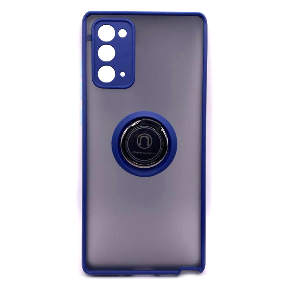 Накладка Totu Gingle Ring для Samsung Note 20 темно-синя-0