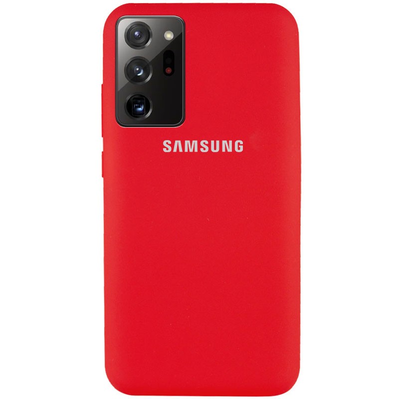 Silicone Cover Full Protective (AA) для Samsung Note 20 Ultra (Red)-0
