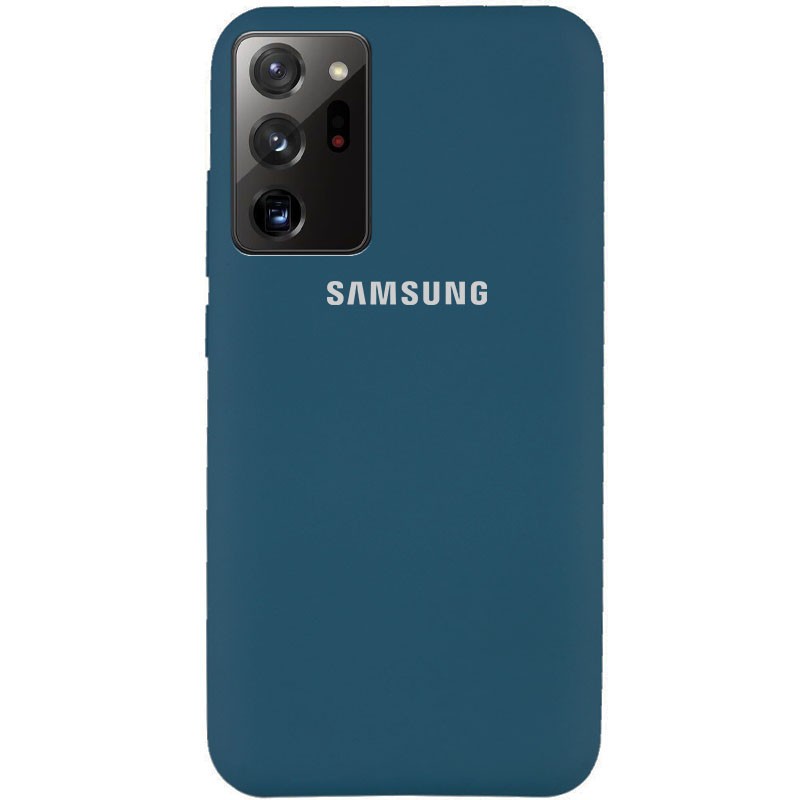 Silicone Cover Full Protective (AA) для Samsung Note 20 Ultra (Cosmos blue)-0