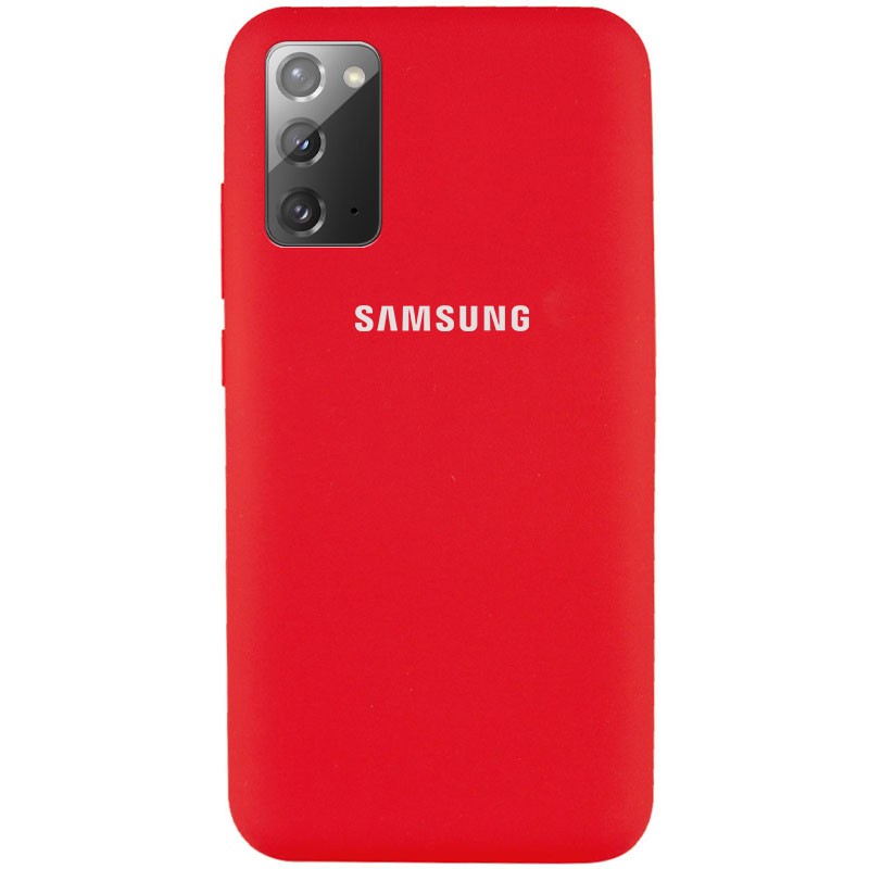 Silicone Cover Full Protective (AA) для Samsung Note 20 (Red)-0