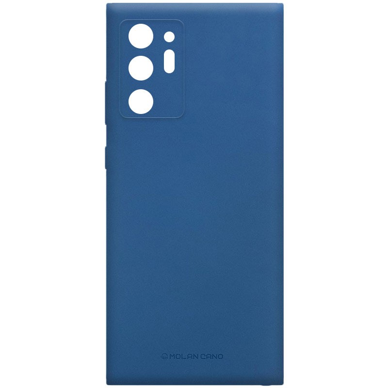 Накладка Molan Cano Smooth для Samsung Note 20 Ultra синя-0