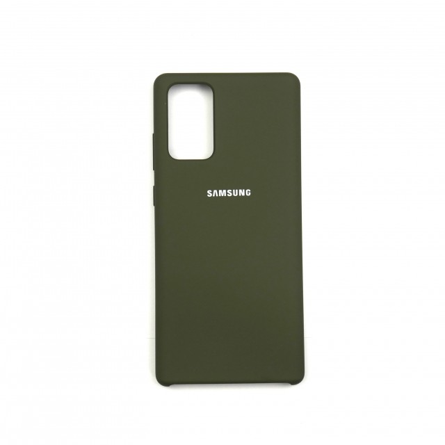 Silicone Cover (AA) для Samsung Note 20 (Deep olive)-0