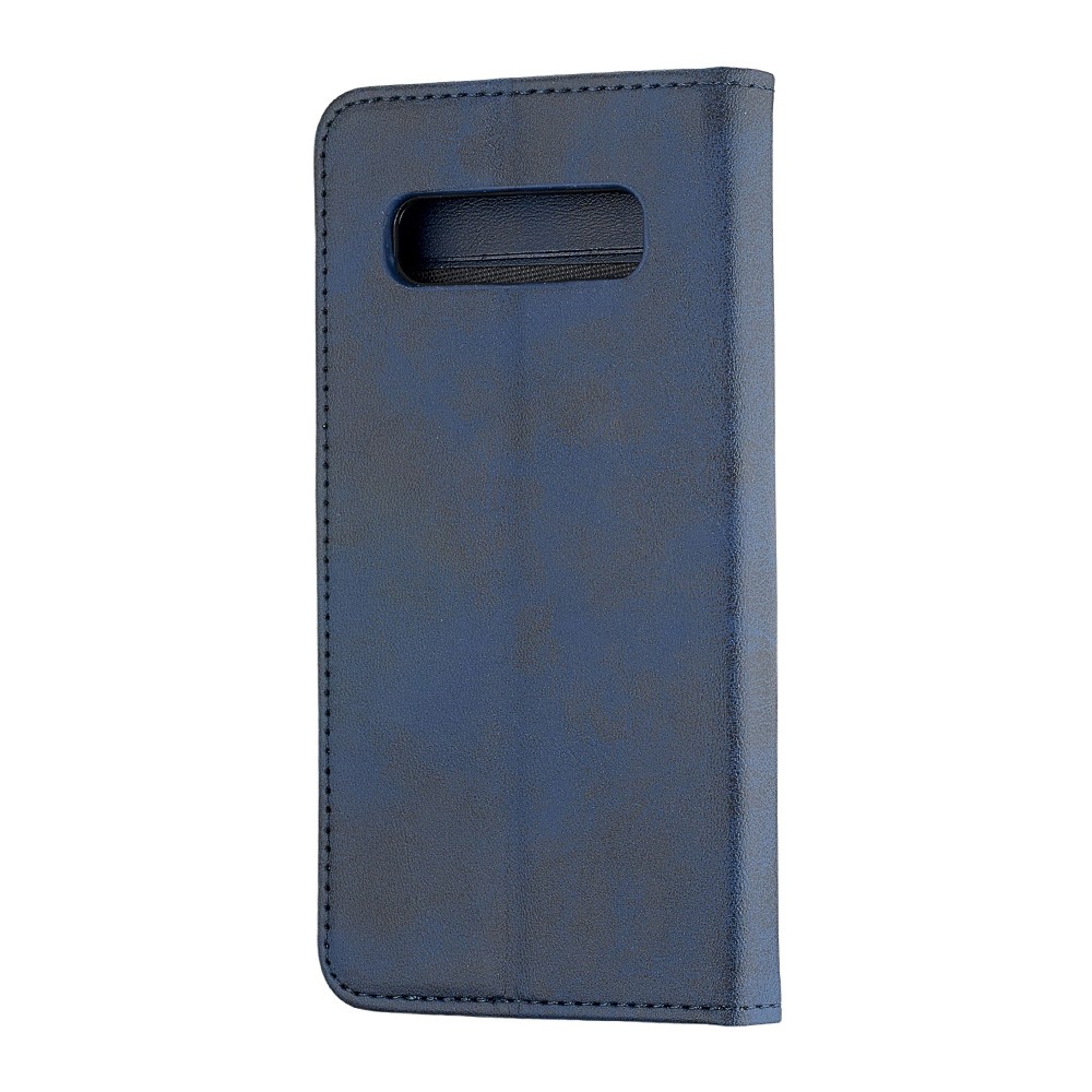 Книжка Black TPU Magnet для Samsung S10 синя-1