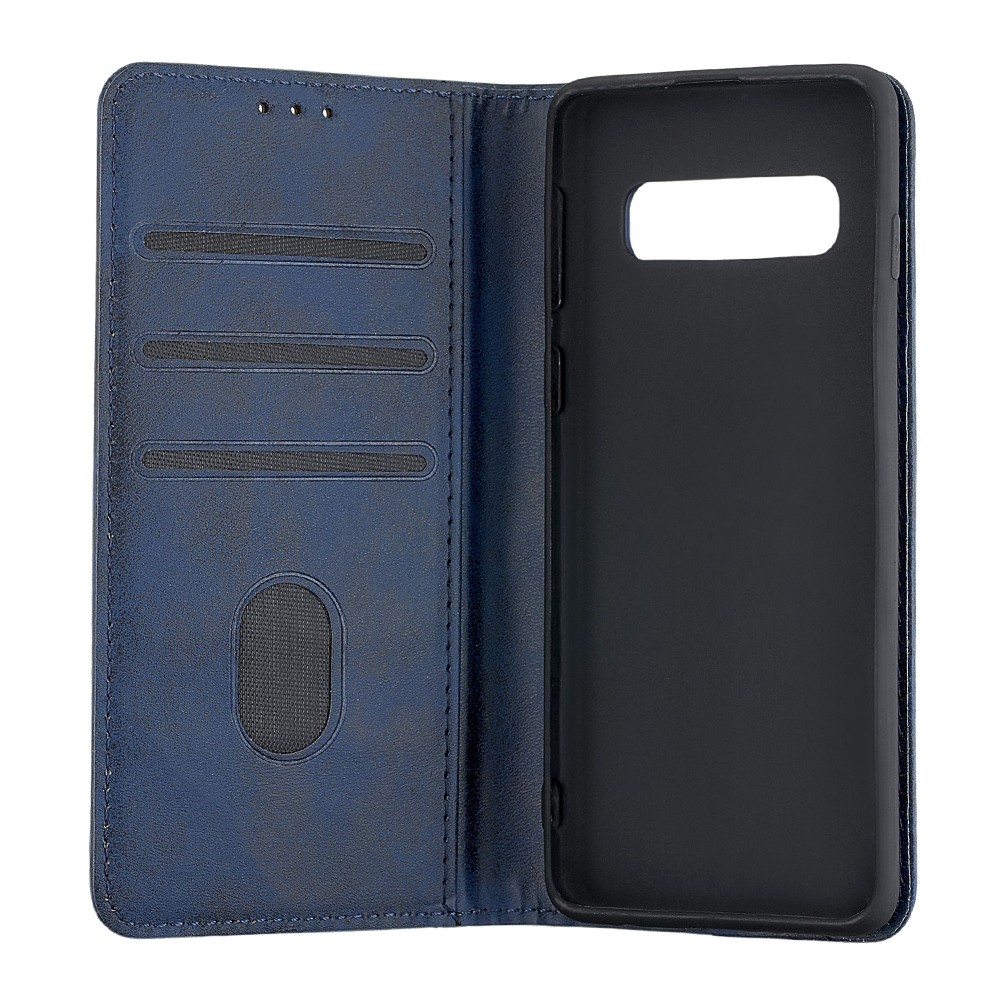 Книжка Black TPU Magnet для Samsung S10 синя-2