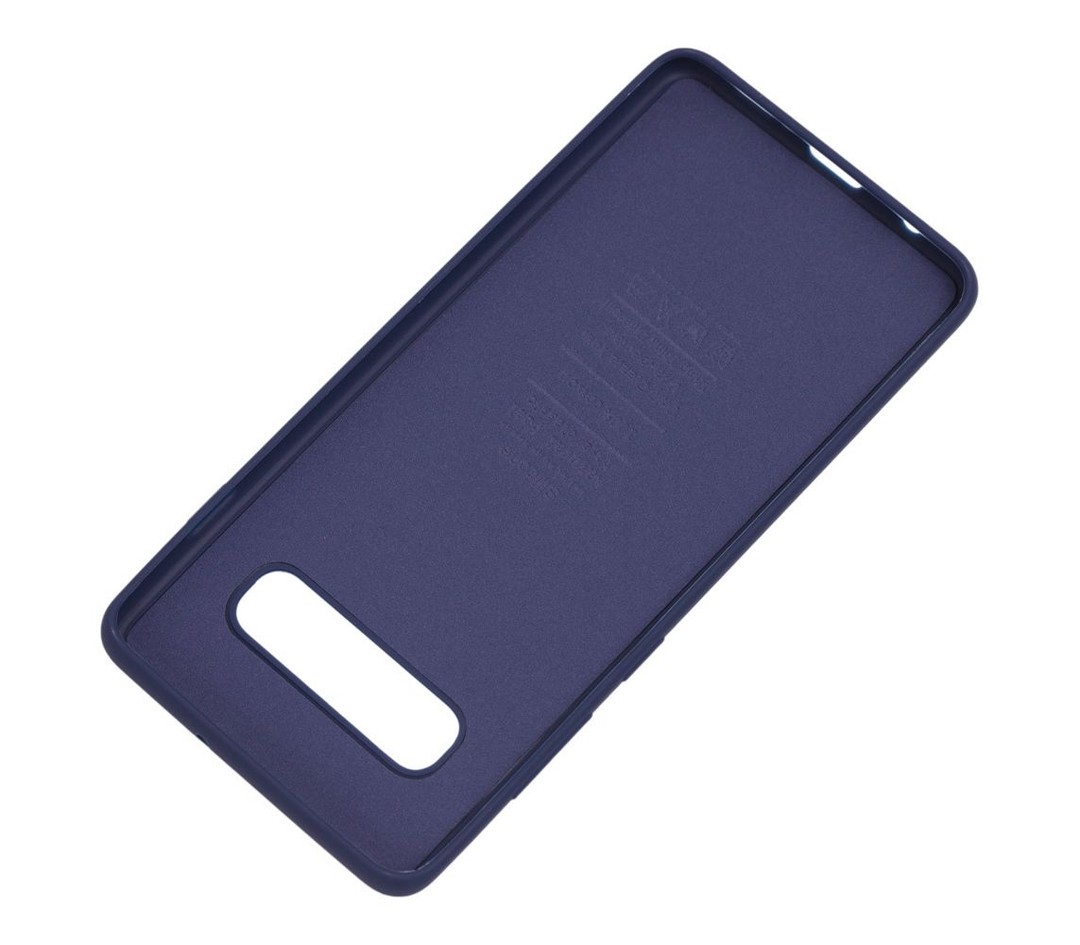Накладка Full Silicone Case для Samsung S10 Plus (Deep Blue)-2