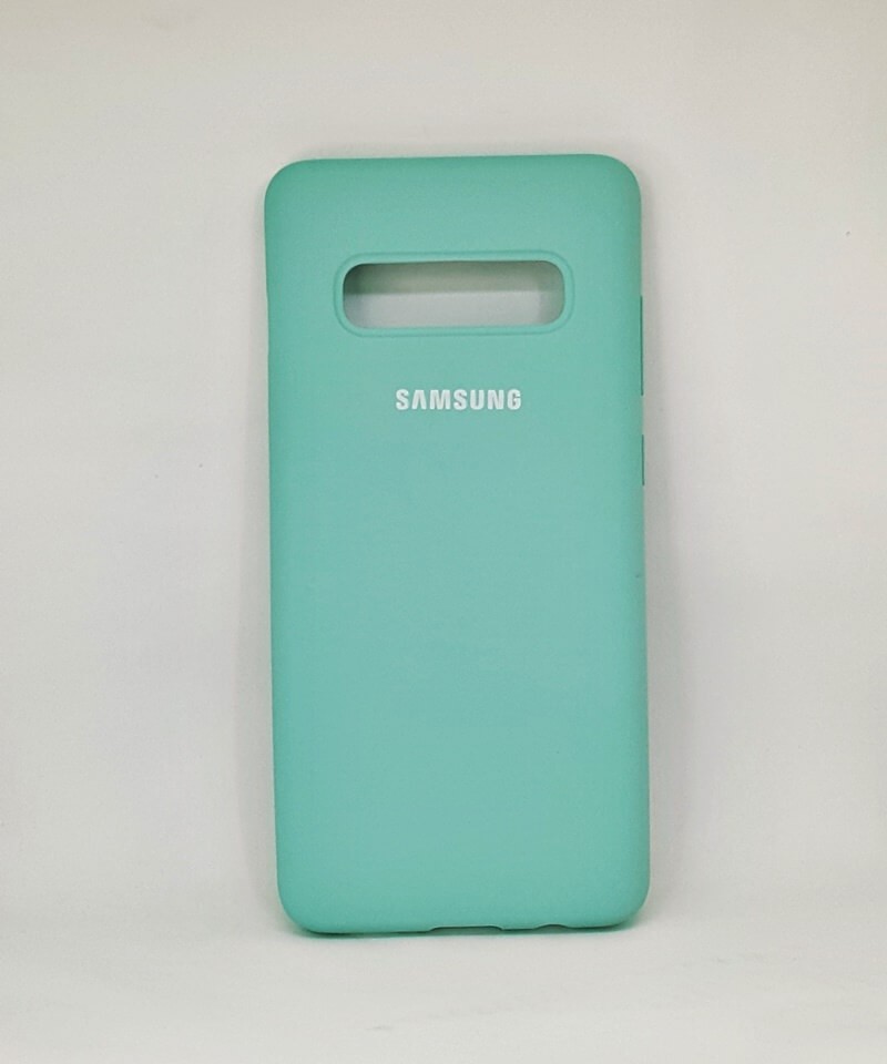 Накладка Full Silicone Case для Samsung S10 Plus (Turquoise)-0