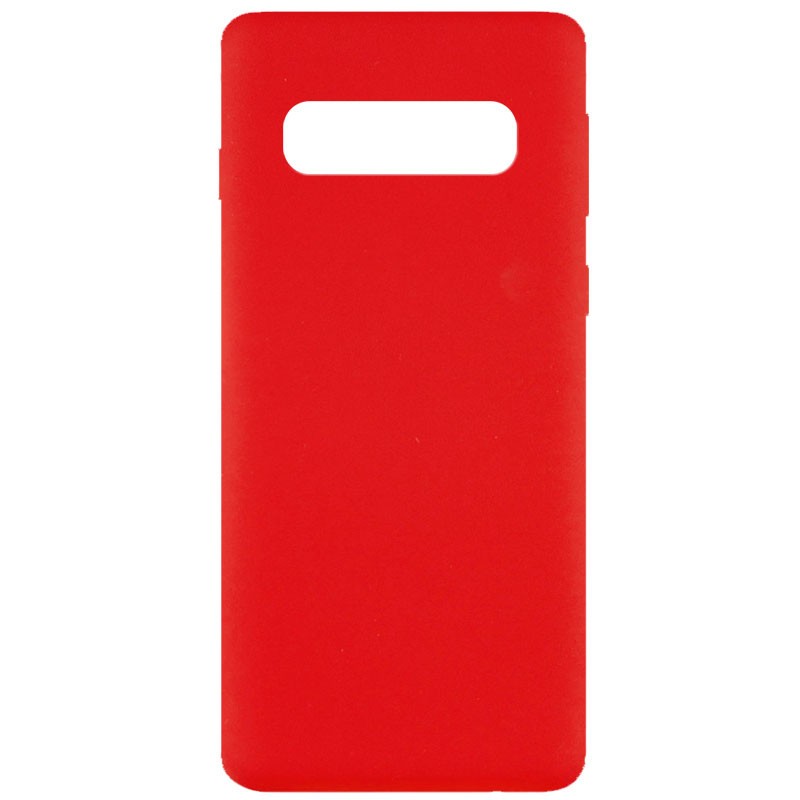 Silicone Cover Full without Logo (A) для Samsung S10 (Red)-0