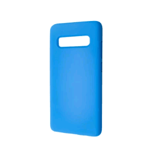 Silicone Cover Full Protective Samsung S10 blue-0