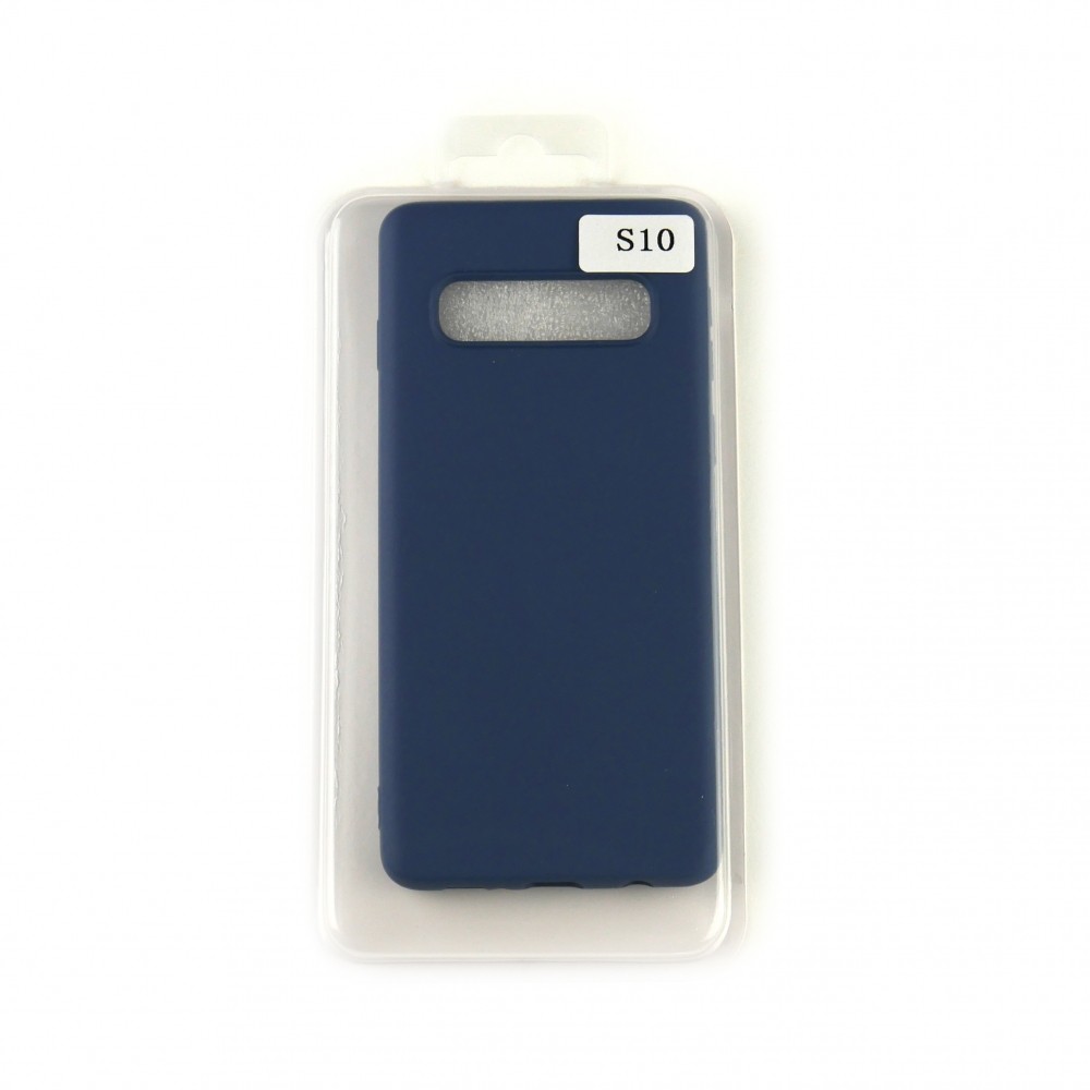 Silicone Case Full Cover для Samsung S10 синій-0