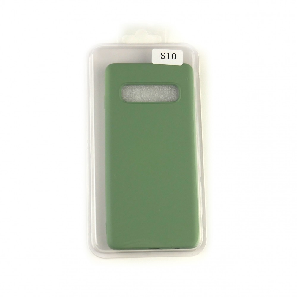 Silicone Case Full Cover для Samsung S10 зелений-0