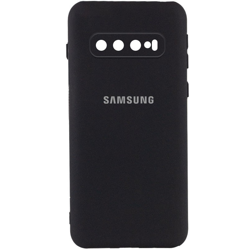 Silicone Cover My Color Full Camera (A) для Samsung S10 (Black)-0