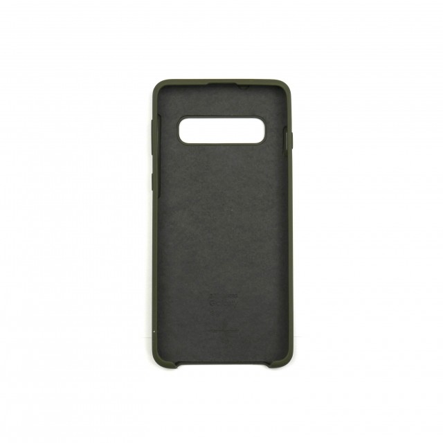 Silicone Cover  Full Camera (A) для Samsung S10 (Deep olive)-1